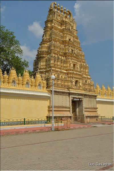 Mysore Palace témoigne de la grandeur des maharajas d'antan. Il est toujours en parti occupé par leur descendant. (17)