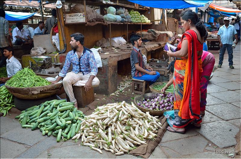 Le marché haut en couleurs de Mysore. (6)