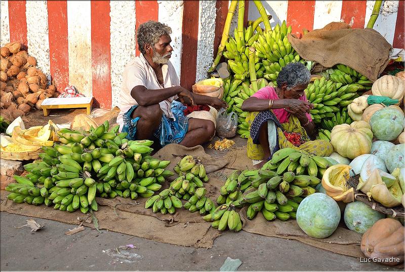 Le marché de Thanjavur. (6)