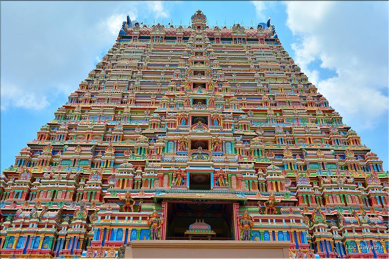 Jour de pèlerinage au Temple de Srirangam à Trichy. (3)