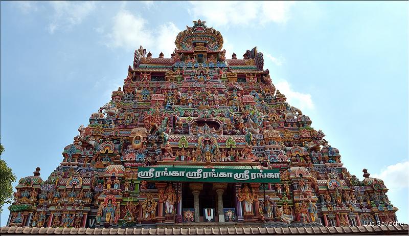 Jour de pèlerinage au Temple de Srirangam à Trichy. (4)