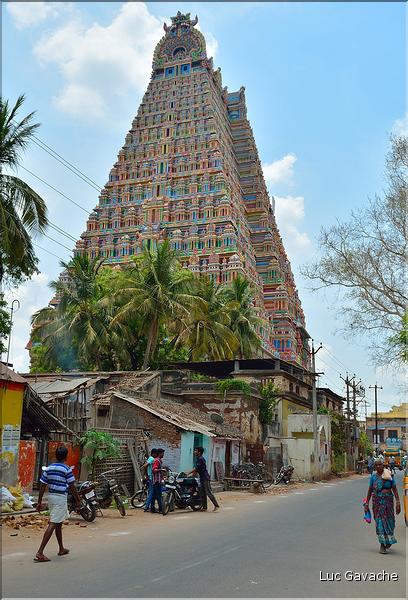Jour de pèlerinage au Temple de Srirangam à Trichy. (16)