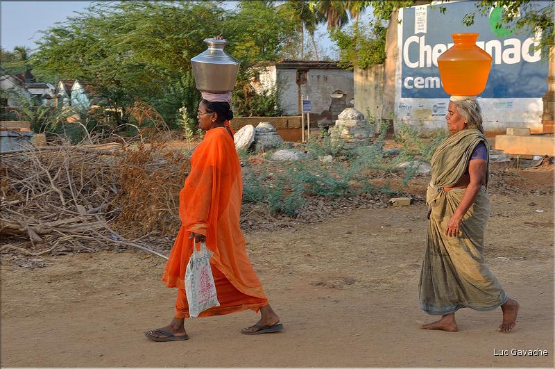 Dans les rues du village de Karaikudi. (18)