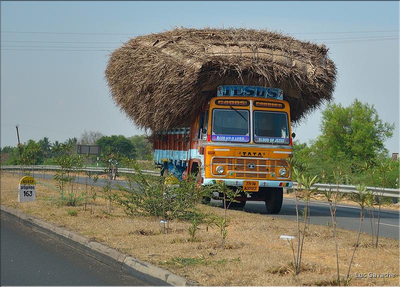 Sur la route entre Thanjavur et Madurai. (15)