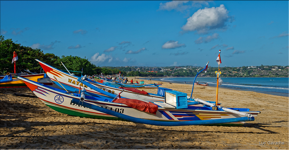 6 Les typiques et magnifiques bateaux de pêche balinais de Jimbaran. (7)