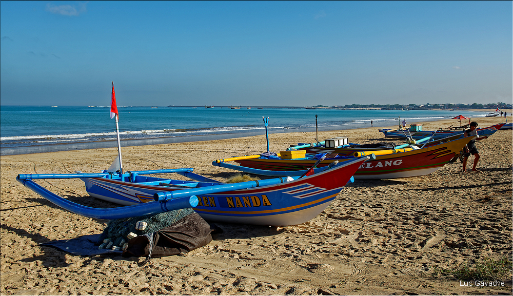 6 Les typiques et magnifiques bateaux de pêche balinais de Jimbaran. (11)