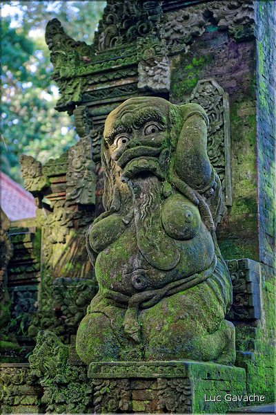 Au cur de la forêt sacrée, on trouve également le temple hindou de Pura Dalem Agung qui est dédié aux mauvais esprits. (6)