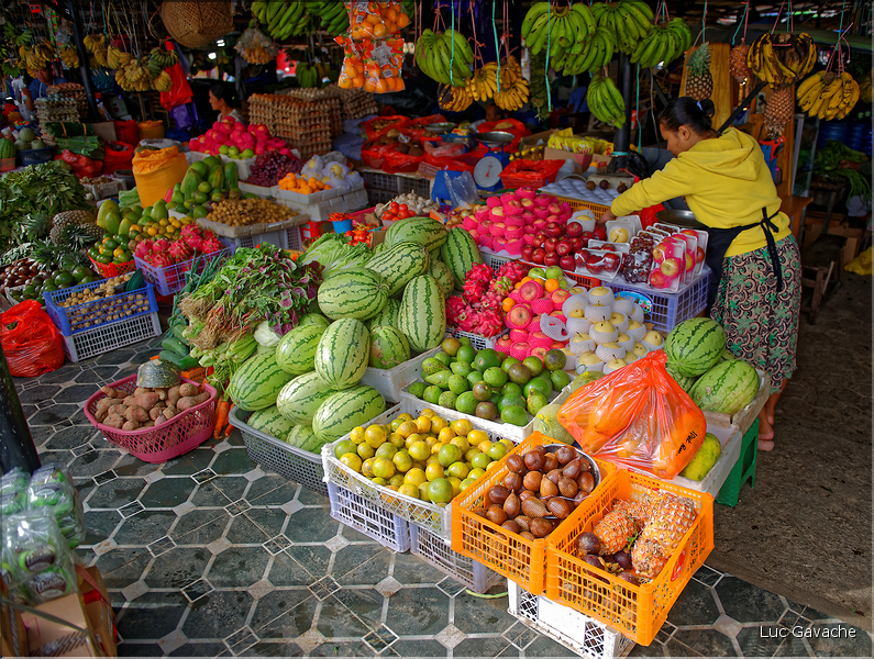 Un des marchés les plus renommés du pays Toraja est celui de Bolu. (5)
