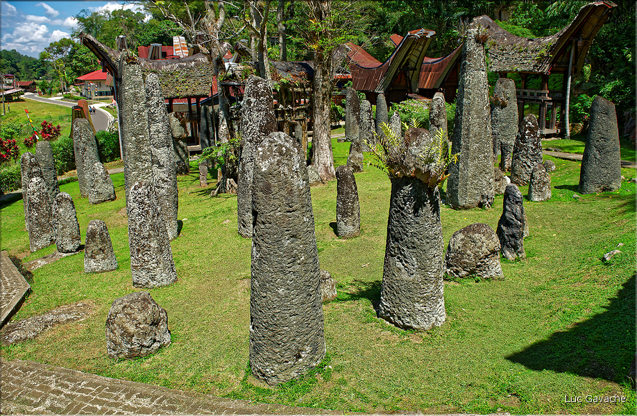 Le site de Bori possède de nombreux menhirs qui matérialisent les différentes funérailles. (7)