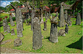 Le site de Bori possède de nombreux menhirs qui matérialisent les différentes funérailles. (7)