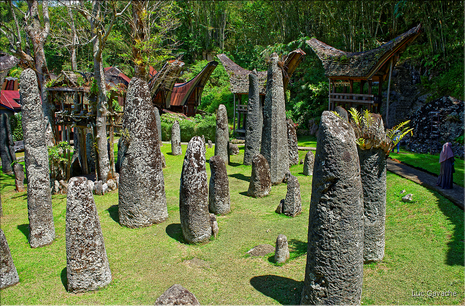 Le site de Bori possède de nombreux menhirs qui matérialisent les différentes funérailles. (9)