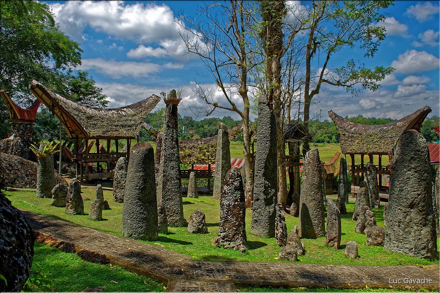 Le site de Bori possède de nombreux menhirs qui matérialisent les différentes funérailles. (13)