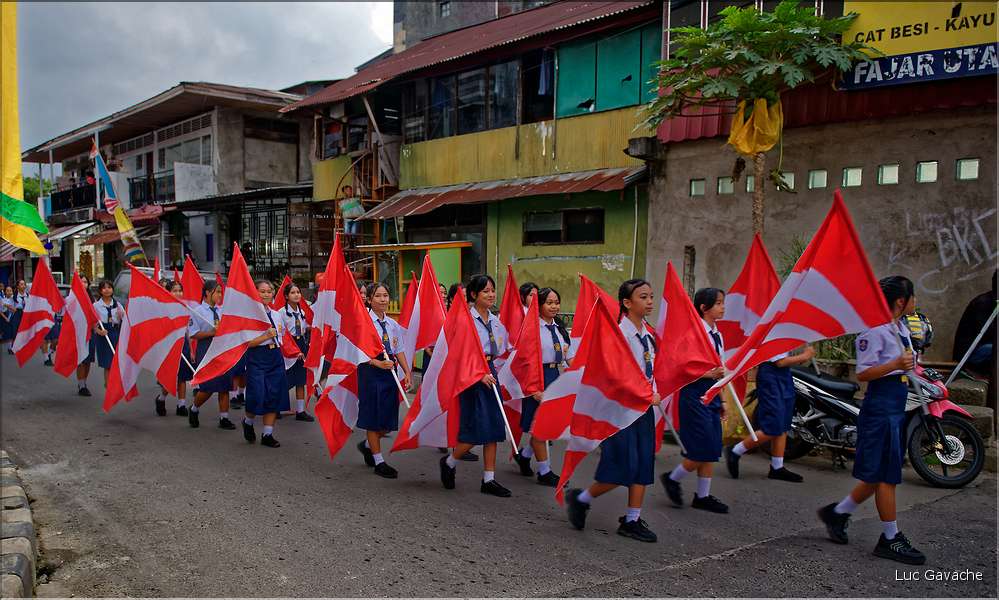 Jour de la Fête nationale de lindépendance à Rantepao. (5)
