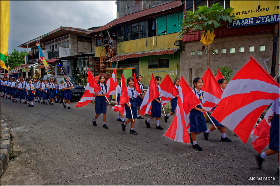 Jour de la Fête nationale de lindépendance à Rantepao. (6)