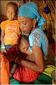 Petit campement d'une famille de nomade Peulh dans le ferlo. (52)