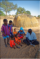 Petit campement d'une famille de nomade Peulh dans le ferlo. (57)
