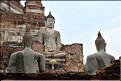Le Wat Yai Chai Mongkon d'Ayatthaya fut érigé en 1592. (3)