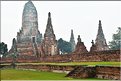 De style Khmer, le Wat Chai Watthanaram d'Ayatthaya date du XVII ème siècle. (2)