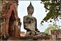 Le Wat Mahathat d'Ayutthaya fut édifié au XIV ème siècle. (2)