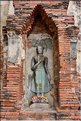 Le Wat Mahathat d'Ayutthaya fut édifié au XIV ème siècle. (5)