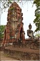Le Wat Mahathat d'Ayutthaya fut édifié au XIV ème siècle. (6)