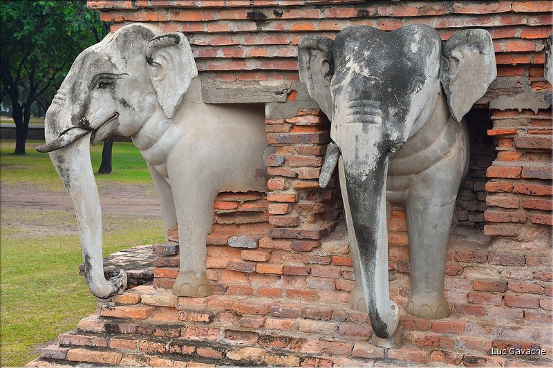 Wat Chang Lom de Sukhotai. (3)