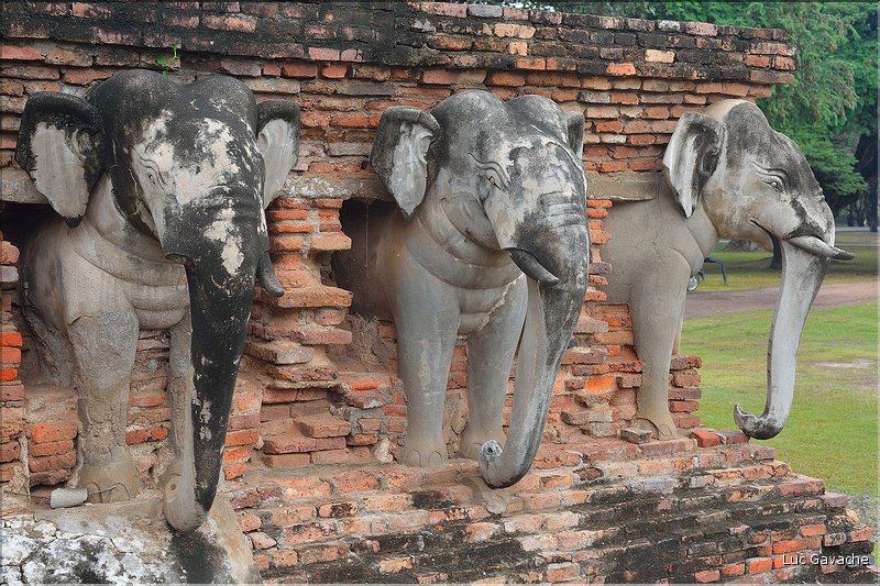 Wat Chang Lom de Sukhotai. (4)