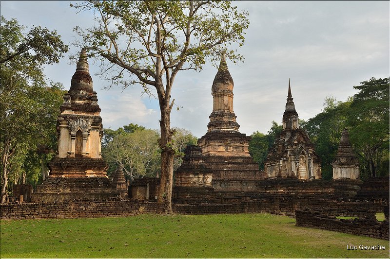 Wat Chedi Chet Thaeo à Sri Satchanalai. (7)