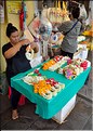 Le marché aux fleurs et aux primeurs de Bangkok.   (1)
