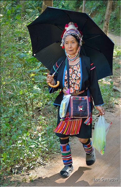L'ethnie Akha est originaire du Laos et du sud de la Chine (Yunnan)  - Village d'Arpha. (6)