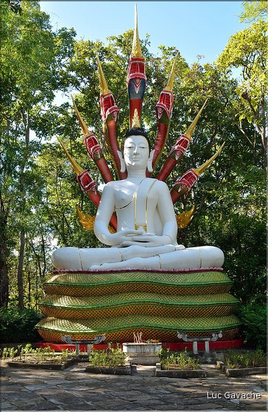 Les multiples temples d'Analayo dominent le lac et la ville de Phayao. (16)