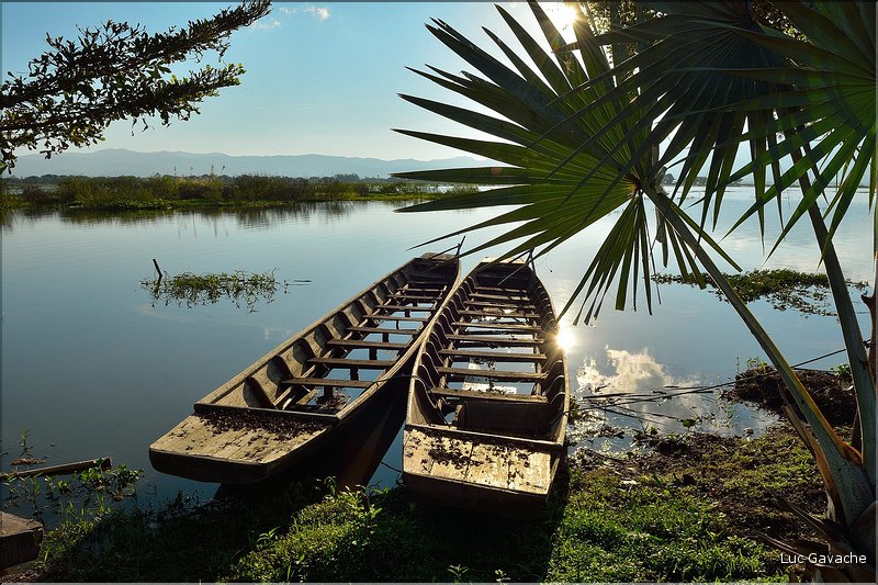Le très ancien temple bouddhiste de Tilok Aram est situé sur une île au cur du Lac de Phayao. (5)