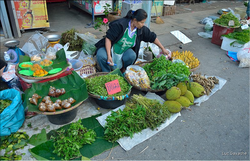Dans les rues et au marché de Chiang Ra. (7)