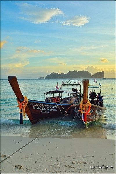 La plage de Long Beach  sur l'île de  Ko Phi Phi Don. (5)