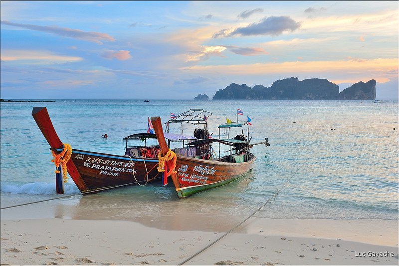 La plage de Long Beach  sur l'île de  Ko Phi Phi Don. (9)