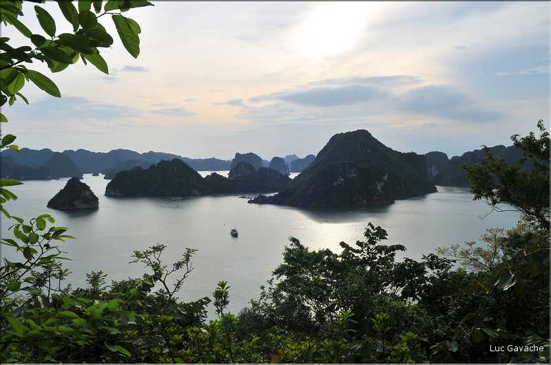 6 L'île de Ti Tôp, au cur de la Baie d'Halong, est l'une des rares à être accostable. (18)