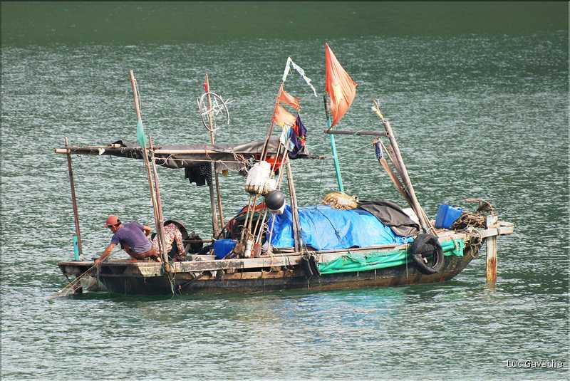 9 La baie d'Halong est composée de près de 2.000 îles sillonnées par des bateaux de pêcheurs, etc. (6)