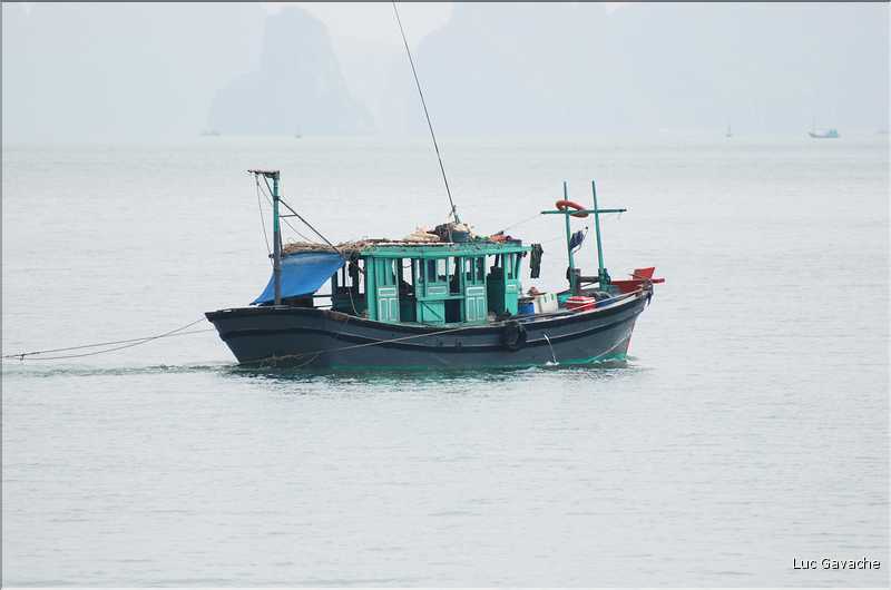 9 La baie d'Halong est composée de près de 2.000 îles sillonnées par des bateaux de pêcheurs, etc. (9)