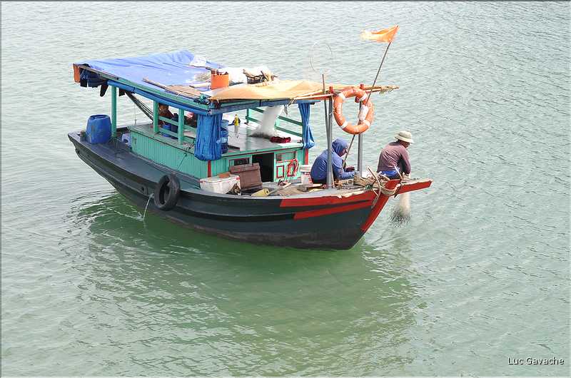 9 La baie d'Halong est composée de près de 2.000 îles sillonnées par des bateaux de pêcheurs, etc. (12)