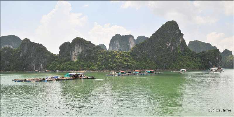 9 La baie d'Halong est composée de près de 2.000 îles sillonnées par des bateaux de pêcheurs, etc. (67)