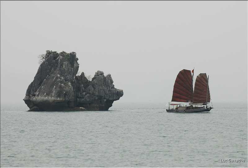 9 La baie d'Halong est composée de près de 2.000 îles sillonnées par des bateaux de pêcheurs, etc. (94)