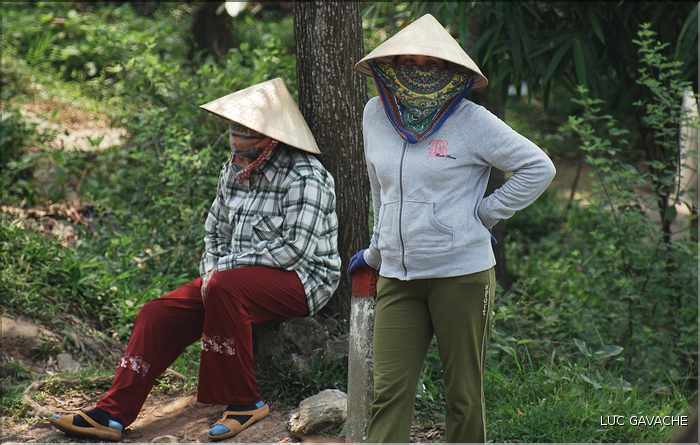 les habitants d'Hué. (1)
