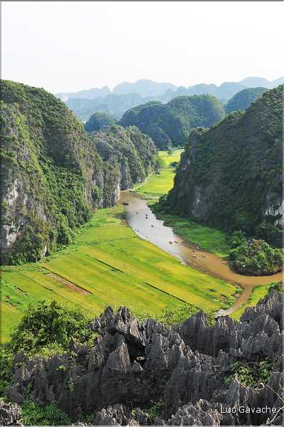 La baie d'Halong terrestre -Ninh Binh- vu de Hang Muà. (17)