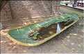 Barque traditionnelle en bambou.