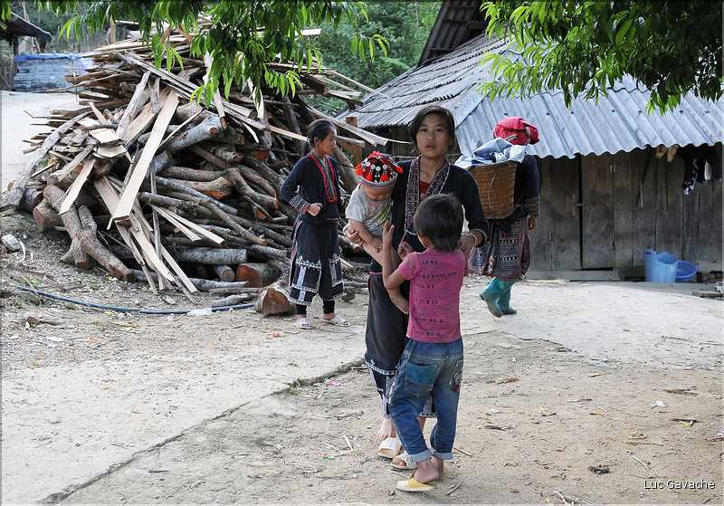 Les environs et le Village de Ta Phin dans la région de Sapa -ethnie des Dzao Rouge-. (51)