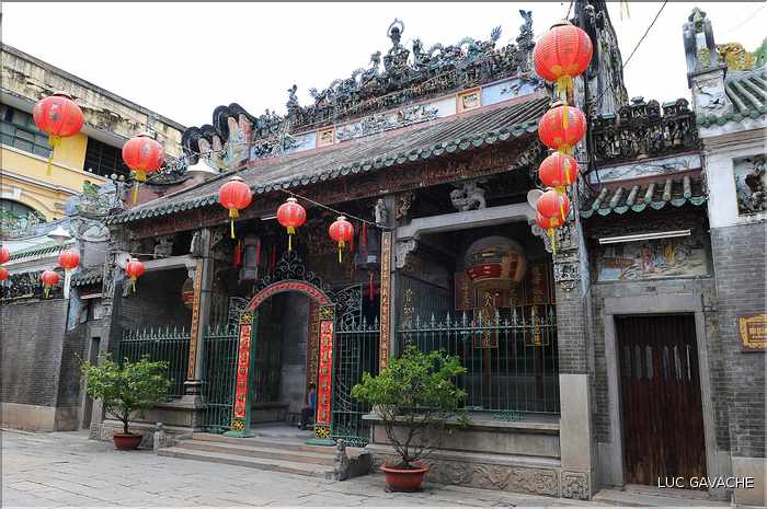 Le temple de Thien Hau fut construit au XIX ème siécle. (1)